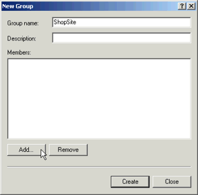 Create Group Dialog