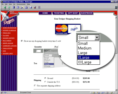 Unlimited Product Options