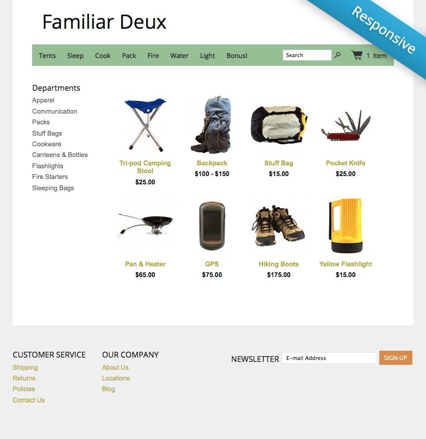 Familiar 2 Green Page