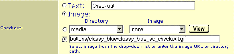 example of button selection tool