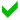 green checkmark