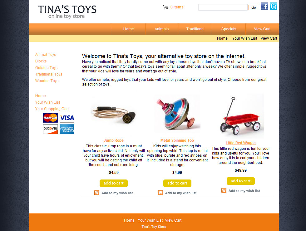 Spotlight Orange Page