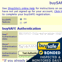 buySAFE establishes trust with shoppers