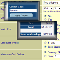 Encourage new or return customers with Coupons