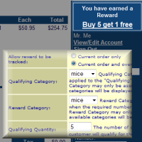 Reward customers by offering incentives for purchases