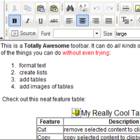 Visually add HTML to your text with the HTML Editor