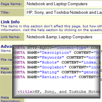 ShopSite generated pages have SEO features